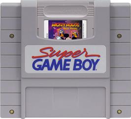 Cartridge artwork for Mickey Mouse - Magic Wand on the Nintendo Super Gameboy.