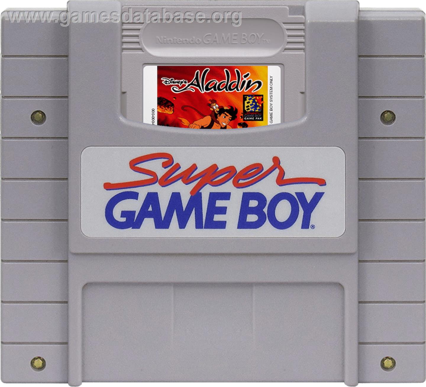 Aladdin - Nintendo Super Gameboy - Artwork - Cartridge
