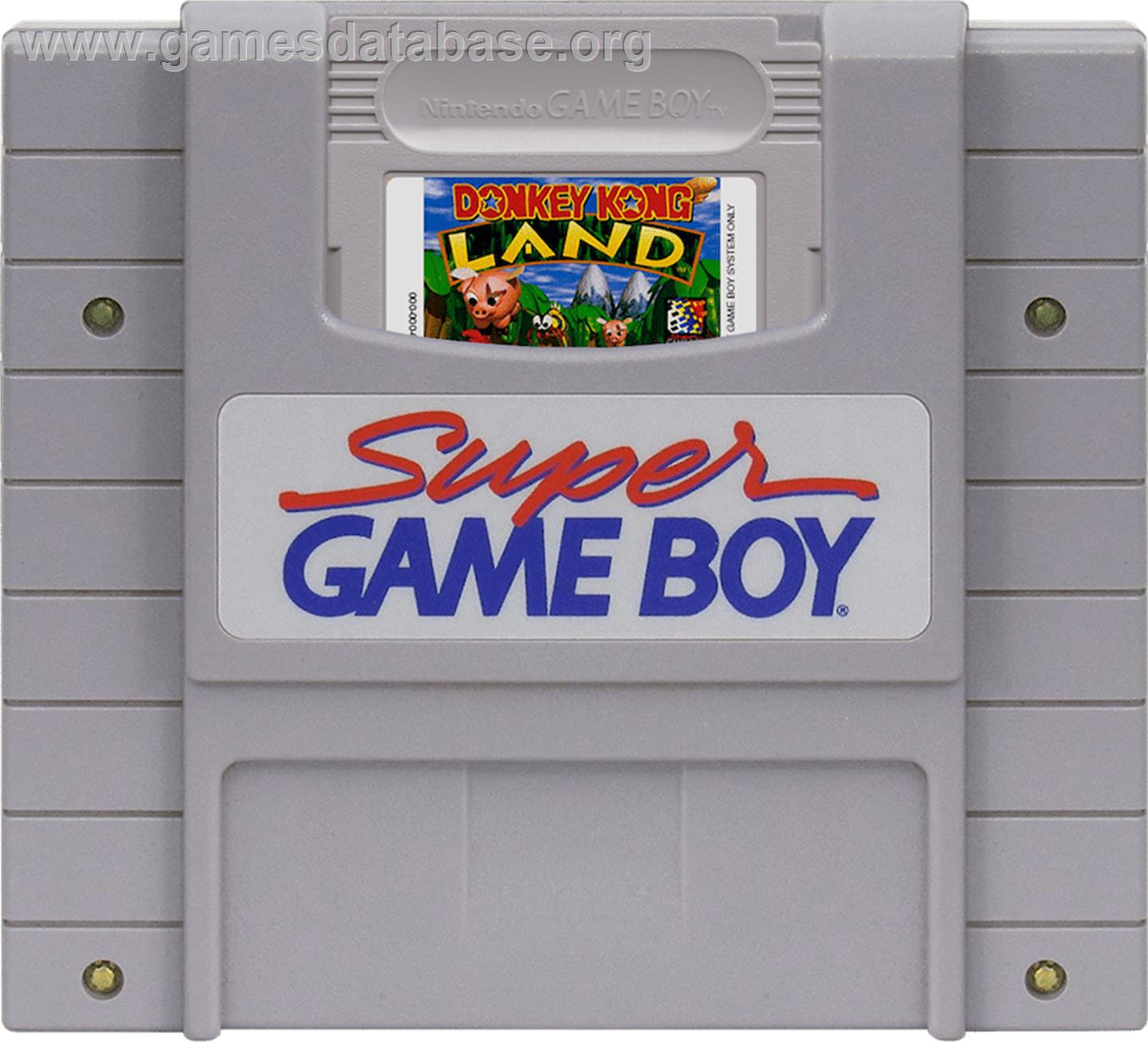 Donkey Kong Land - Nintendo Super Gameboy - Artwork - Cartridge