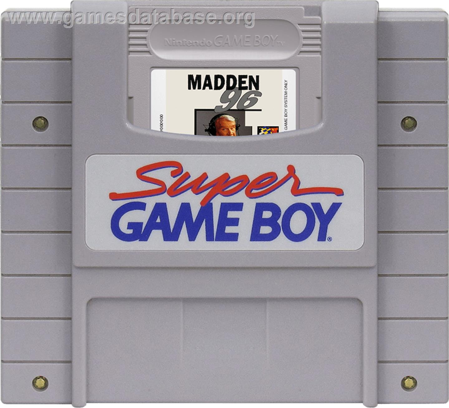 Madden '96 - Nintendo Super Gameboy - Artwork - Cartridge