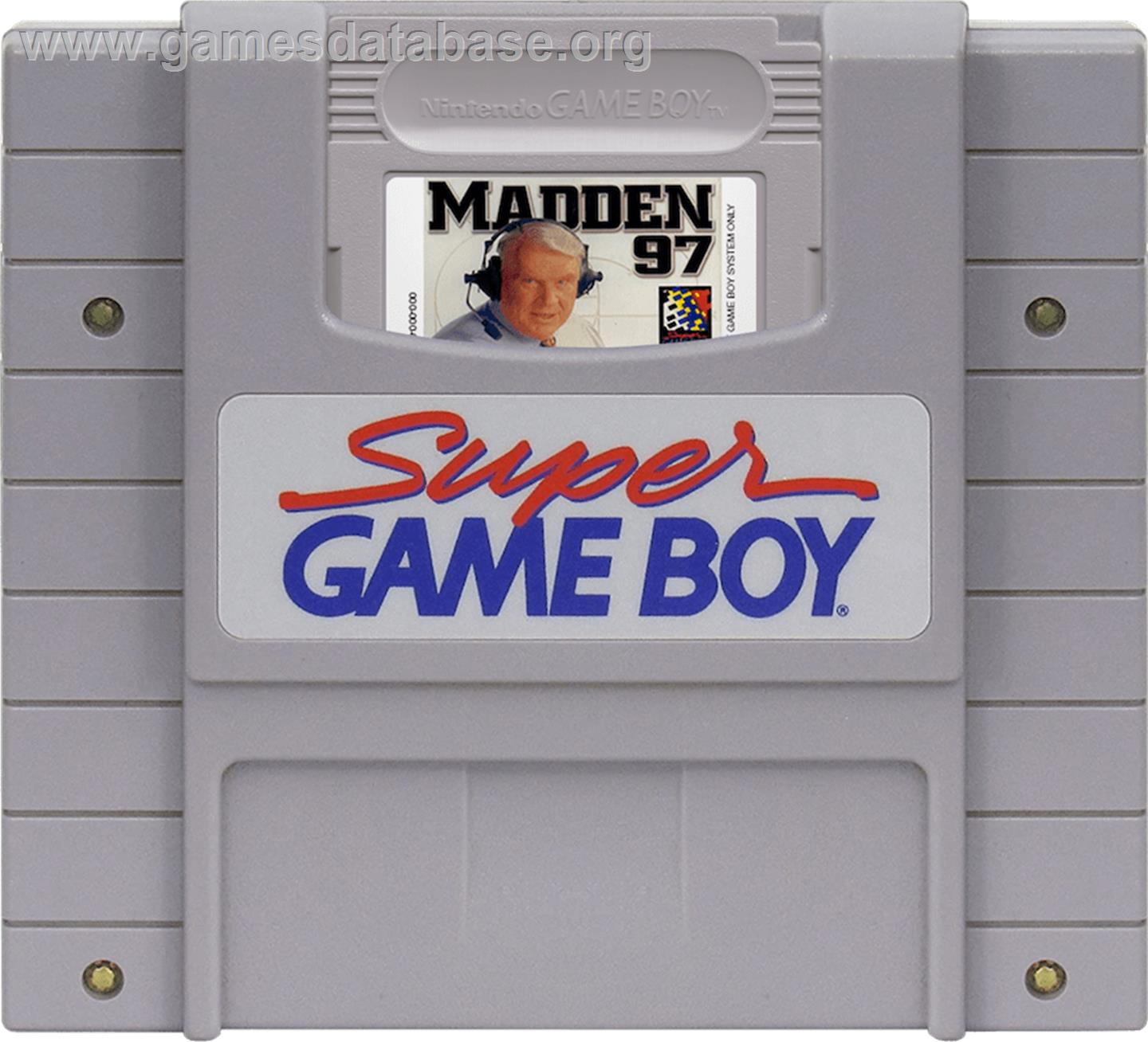 Madden '97 - Nintendo Super Gameboy - Artwork - Cartridge