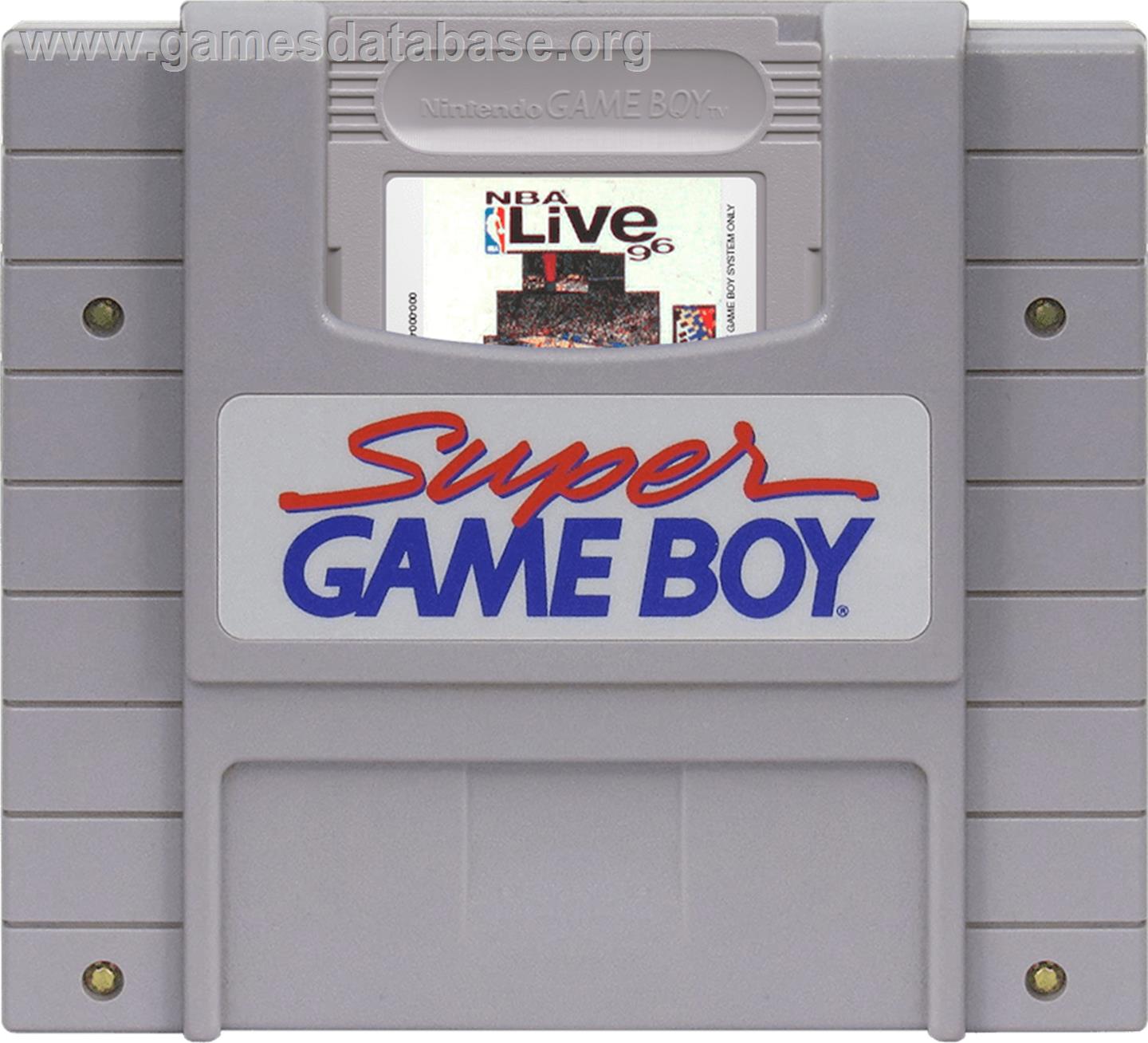 NBA Live 96 - Nintendo Super Gameboy - Artwork - Cartridge
