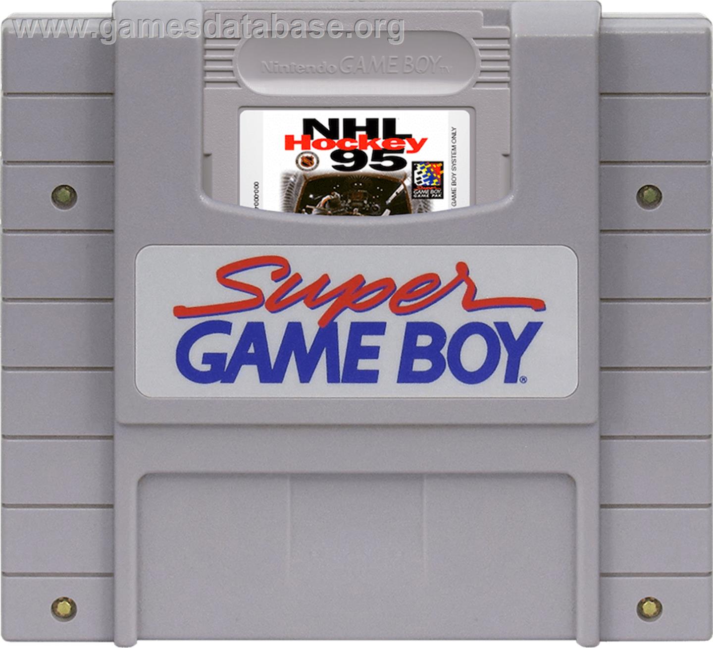 NHL Hockey '95 - Nintendo Super Gameboy - Artwork - Cartridge