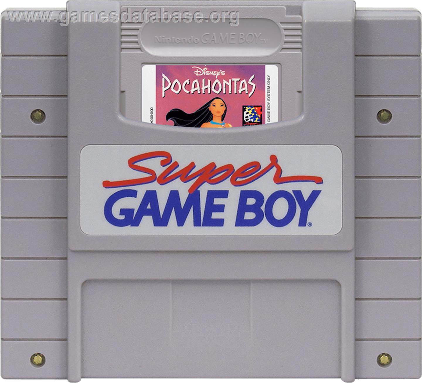 Pocahontas - Nintendo Super Gameboy - Artwork - Cartridge