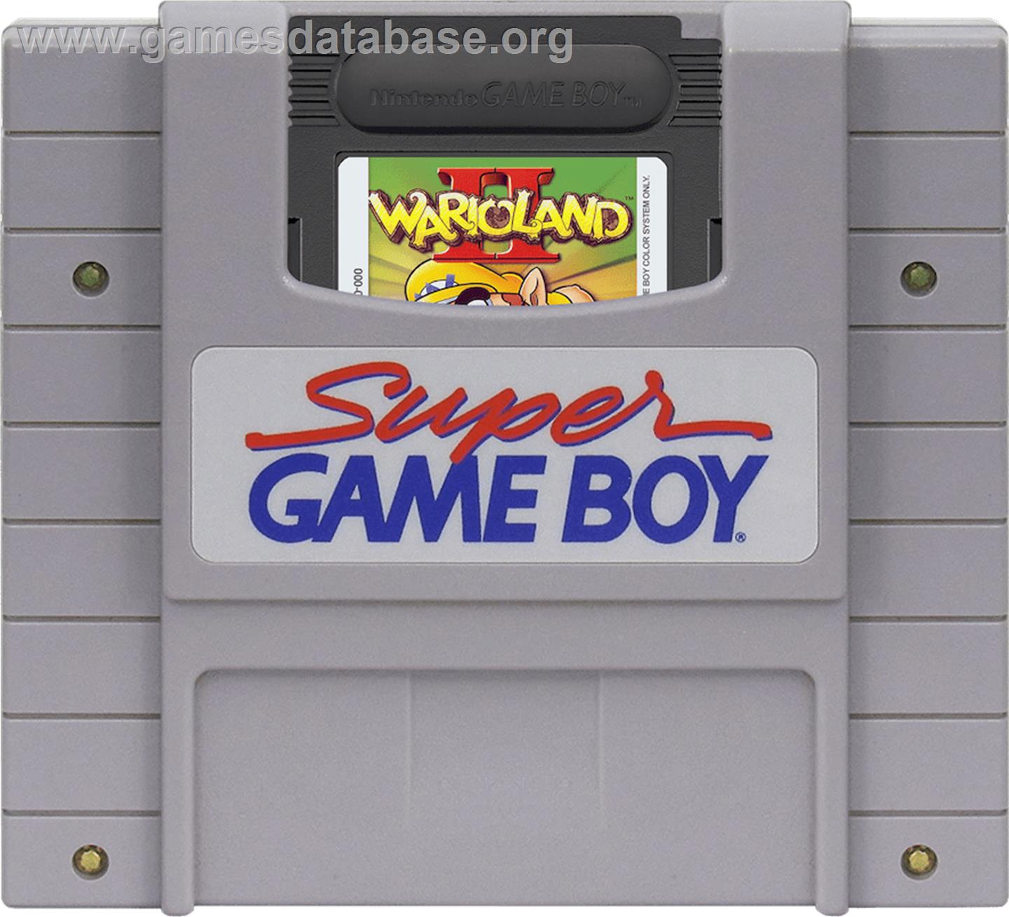 Wario Land II - Nintendo Super Gameboy - Artwork - Cartridge
