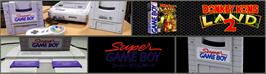 Arcade Cabinet Marquee for Donkey Kong Land 2.