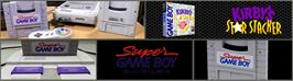 Arcade Cabinet Marquee for Kirby's Star Stacker.