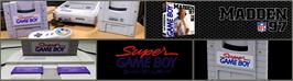 Arcade Cabinet Marquee for Madden '97.