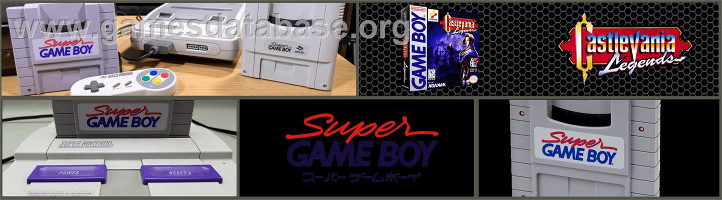 Castlevania - Legends - Nintendo Super Gameboy - Artwork - Marquee