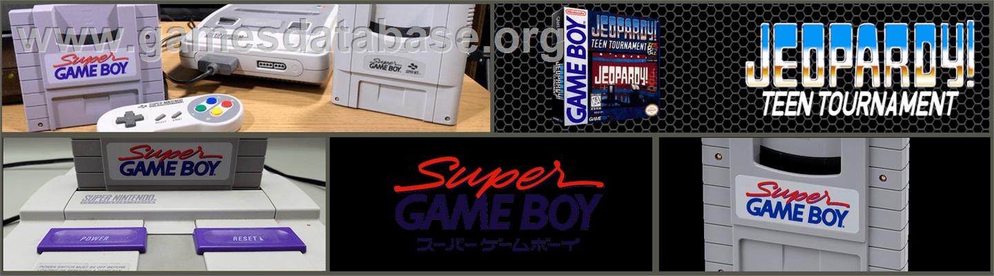 Jeopardy! - Teen Tournament - Nintendo Super Gameboy - Artwork - Marquee