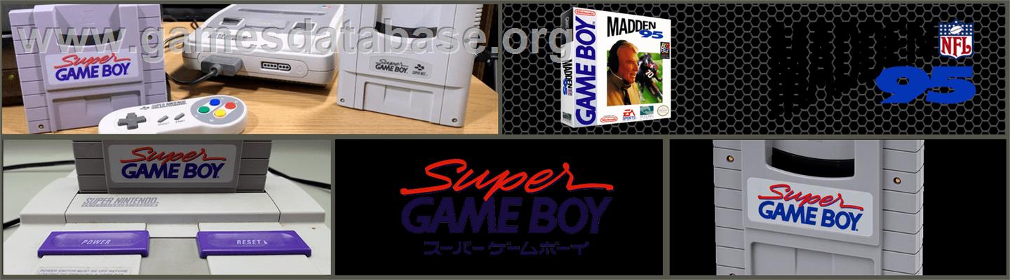 Madden '95 - Nintendo Super Gameboy - Artwork - Marquee