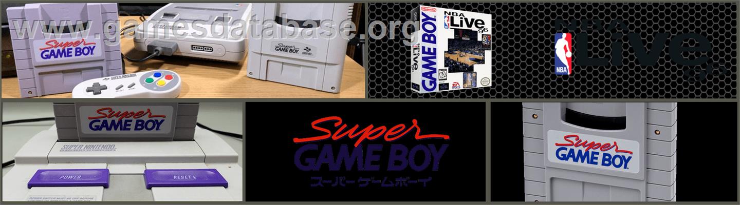 NBA Live 96 - Nintendo Super Gameboy - Artwork - Marquee