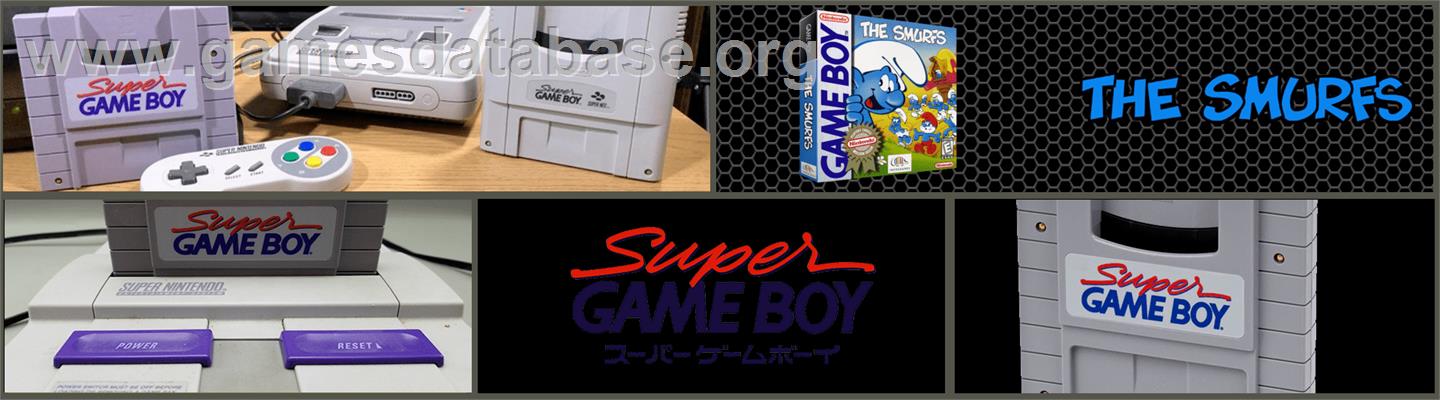 Smurfs, The - Nintendo Super Gameboy - Artwork - Marquee
