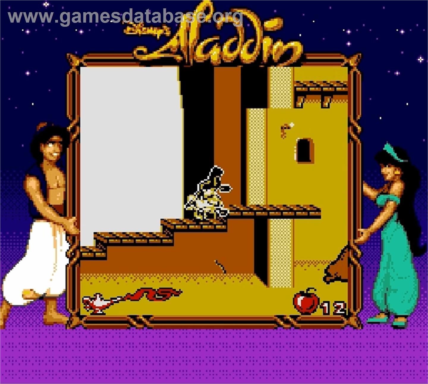 Aladdin - Nintendo Super Gameboy - Artwork - In Game