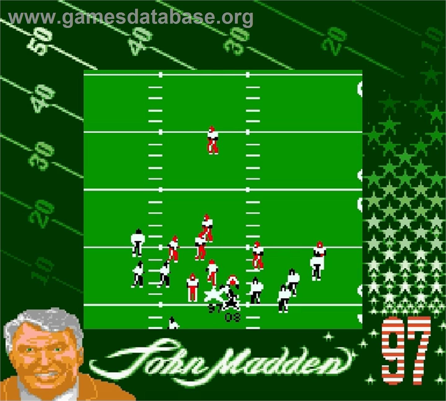Madden '97 - Nintendo Super Gameboy - Artwork - In Game