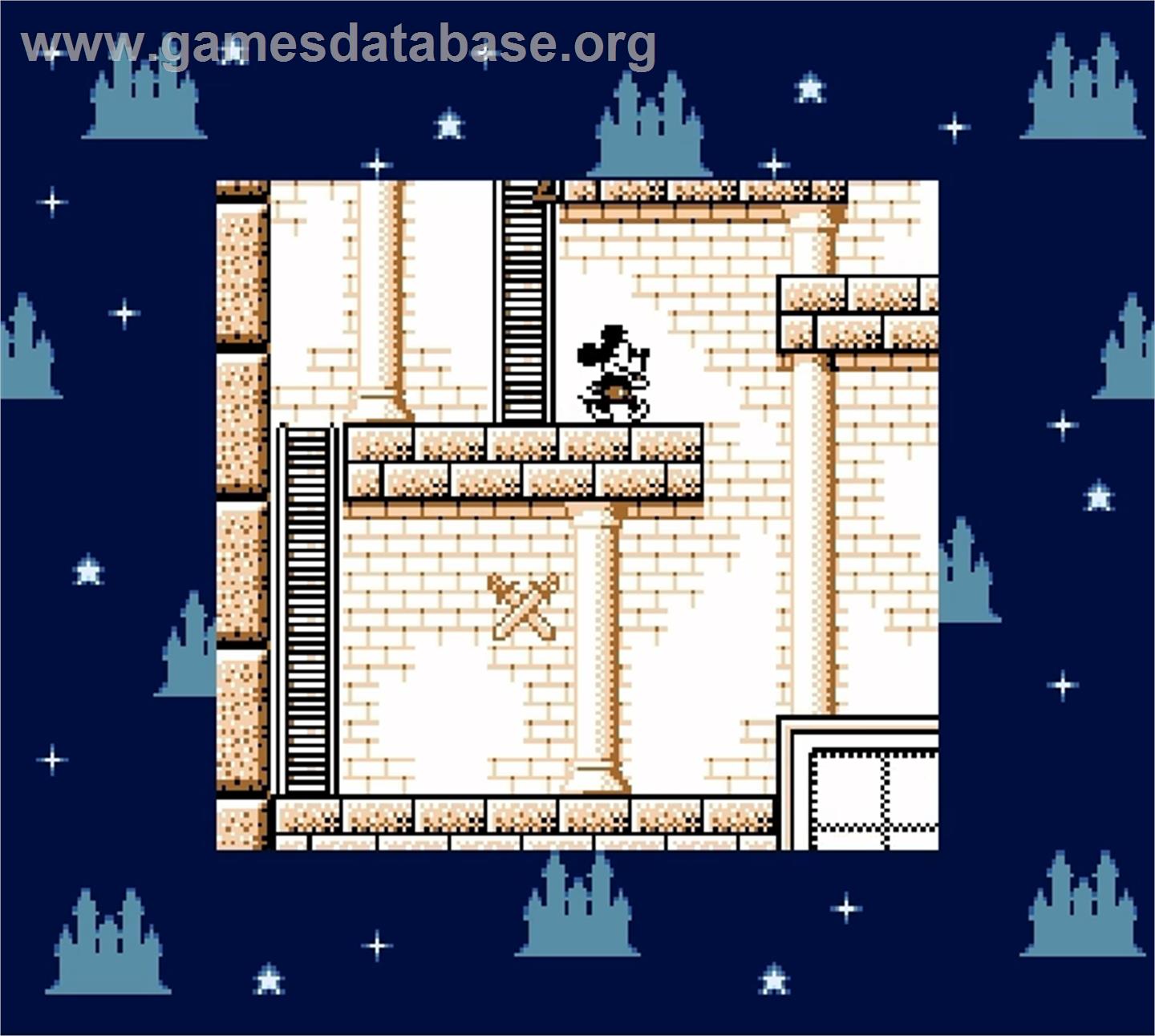 Mickey Mouse - Magic Wand - Nintendo Super Gameboy - Artwork - In Game