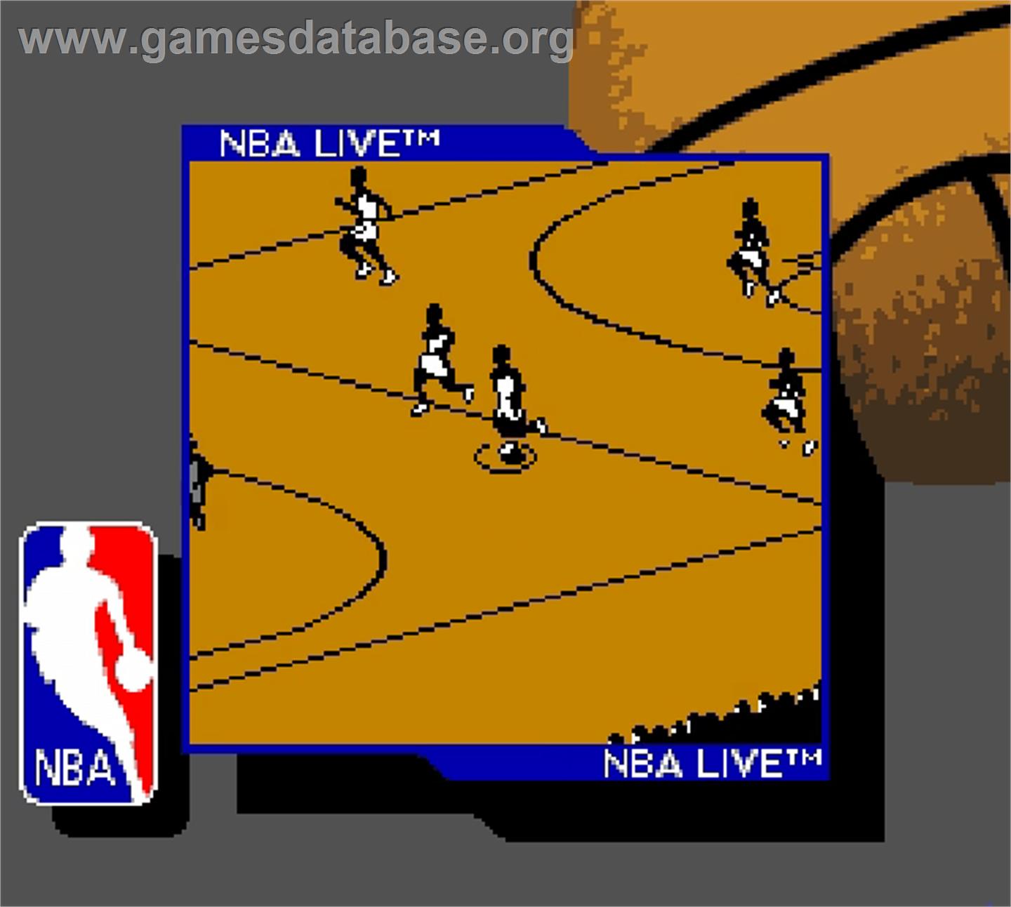 NBA Live 96 - Nintendo Super Gameboy - Artwork - In Game