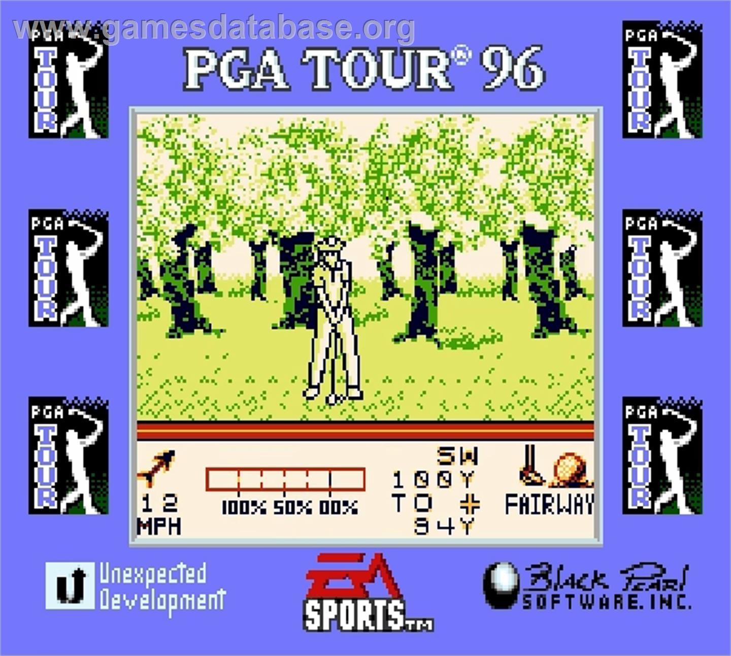 PGA Tour '96 - Nintendo Super Gameboy - Artwork - In Game