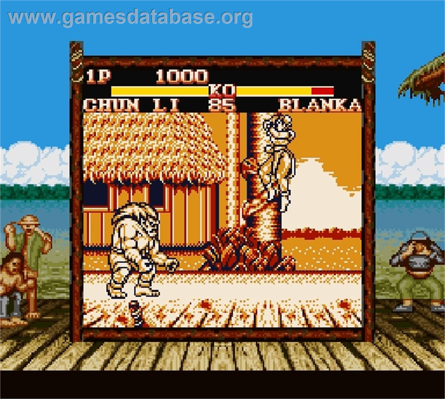 Street Fighter II - Nintendo Super Gameboy - Artwork - In Game
