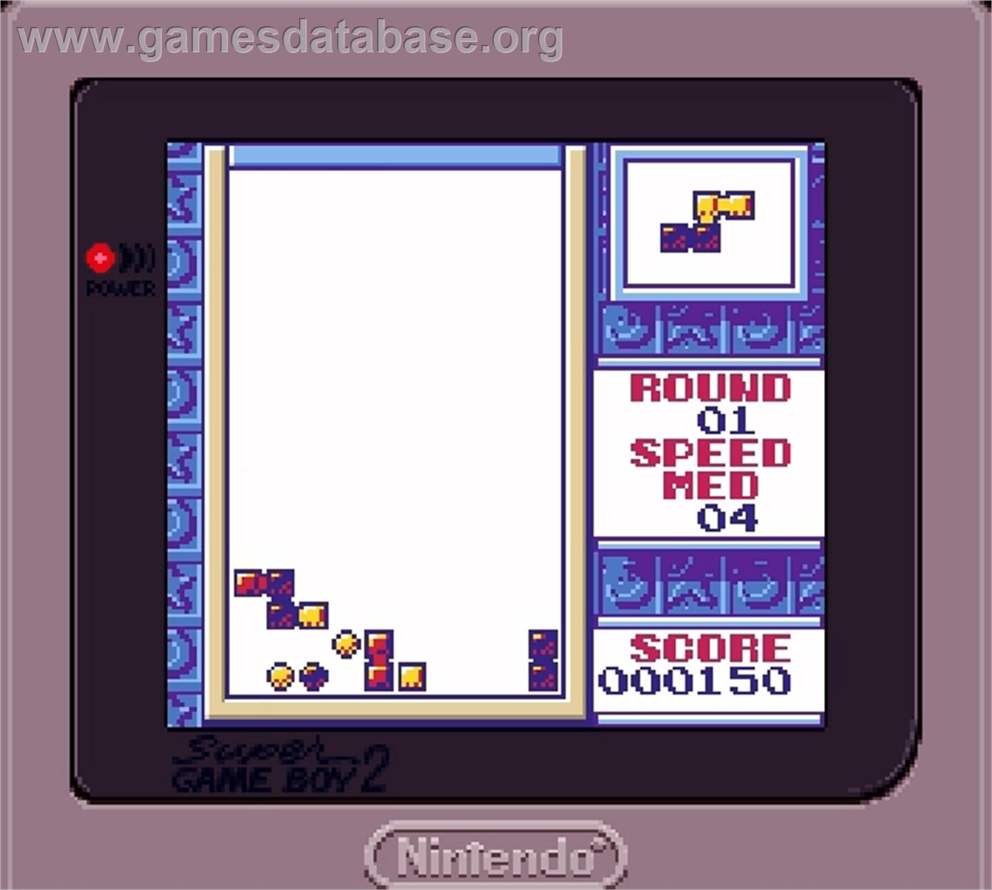 Tetris 2 - Nintendo Super Gameboy - Artwork - In Game