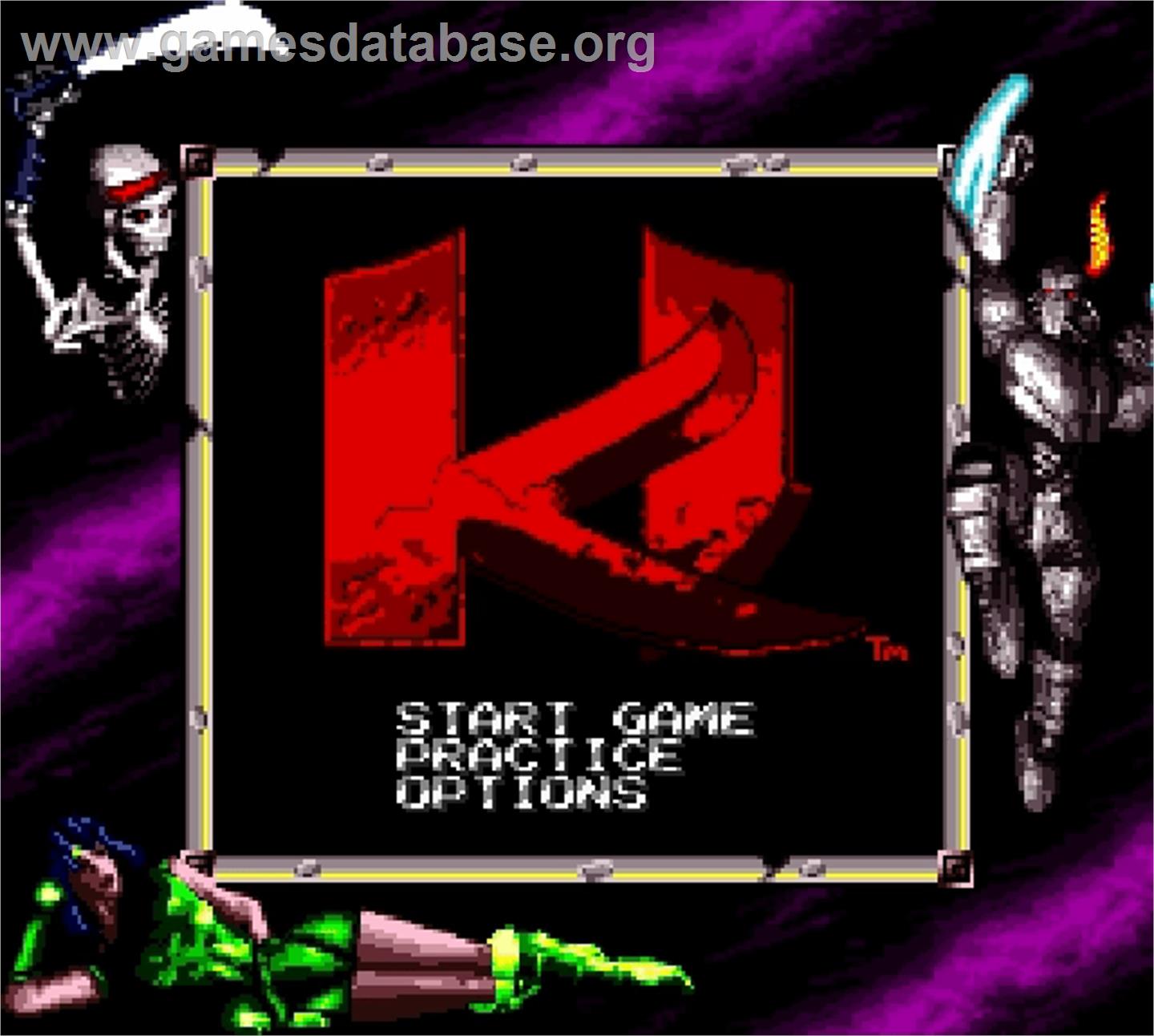 Killer Instinct - Nintendo Super Gameboy - Artwork - Title Screen