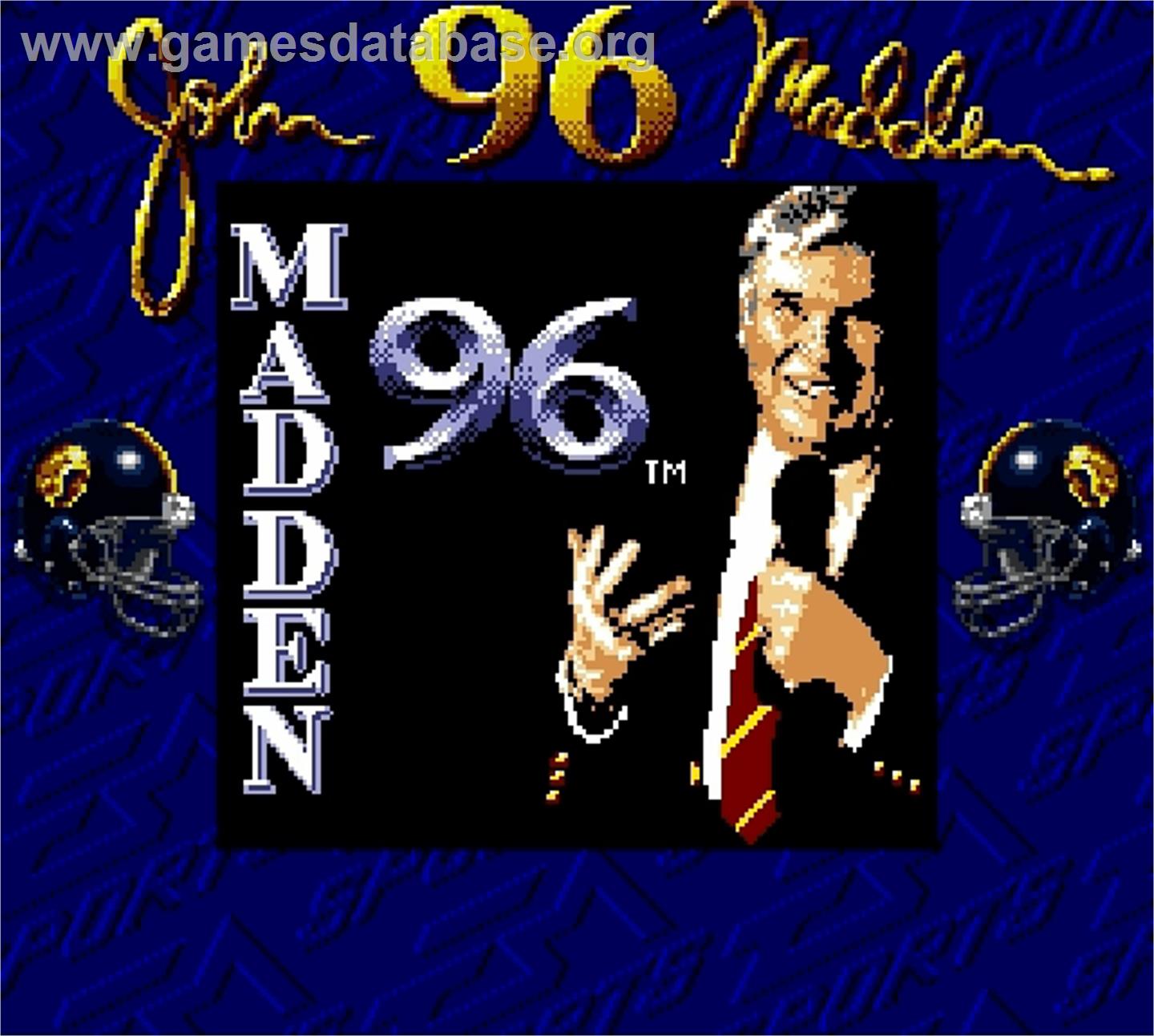 Madden '96 - Nintendo Super Gameboy - Artwork - Title Screen