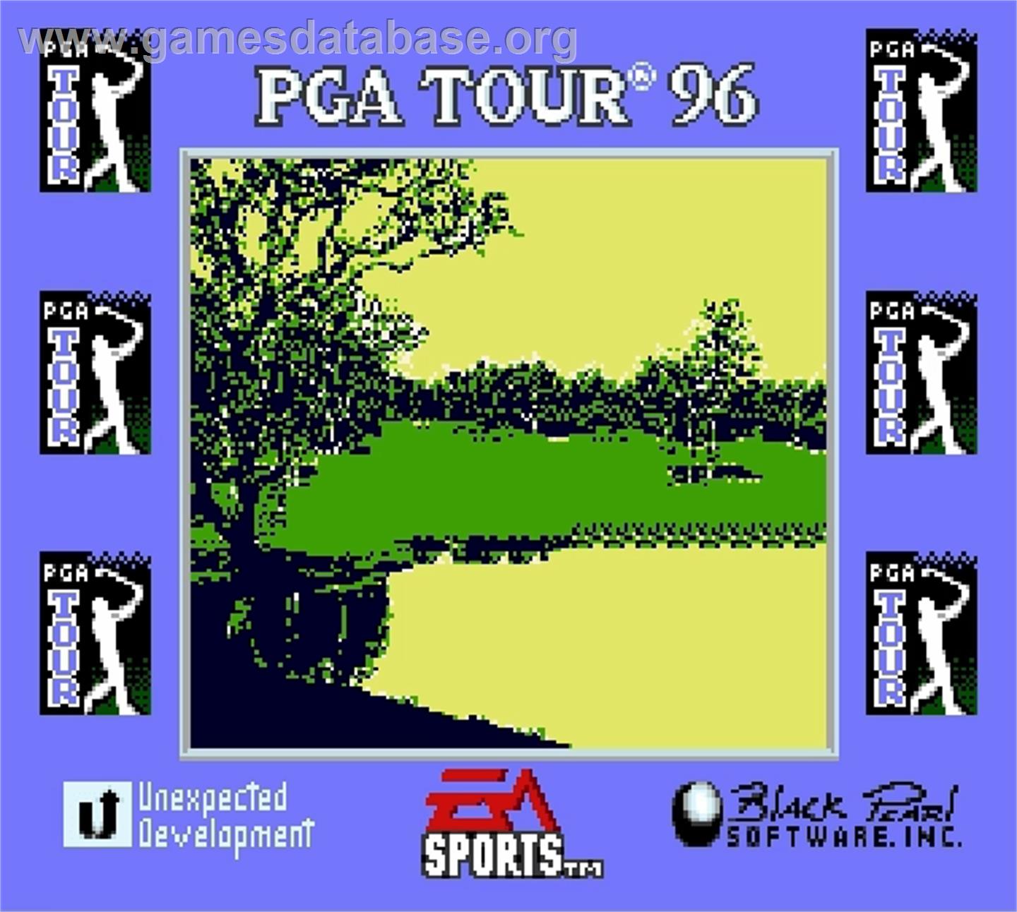 PGA Tour '96 - Nintendo Super Gameboy - Artwork - Title Screen