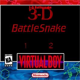 Box cover for 3-D Battlesnake on the Nintendo Virtual Boy.