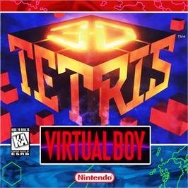 Box cover for 3d Tetris on the Nintendo Virtual Boy.