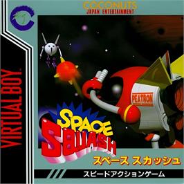 Box cover for Space Squash on the Nintendo Virtual Boy.