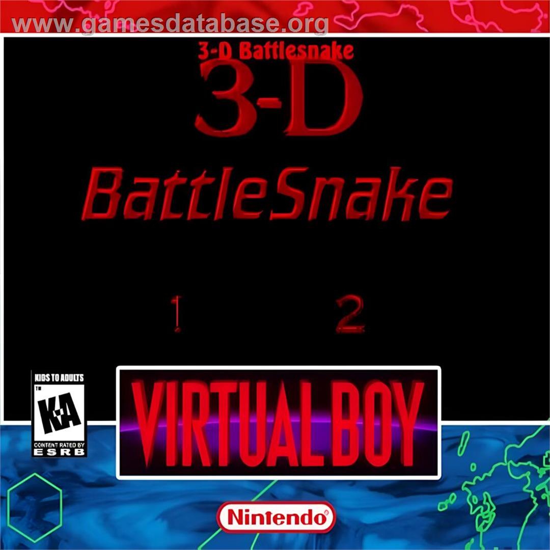 3-D Battlesnake - Nintendo Virtual Boy - Artwork - Box