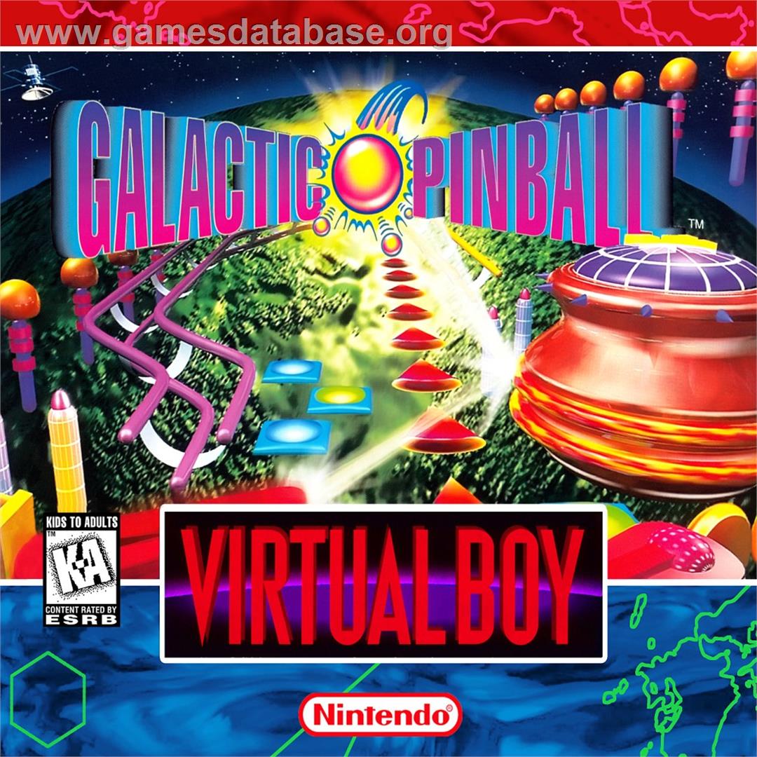 Galactic Pinball - Nintendo Virtual Boy - Artwork - Box