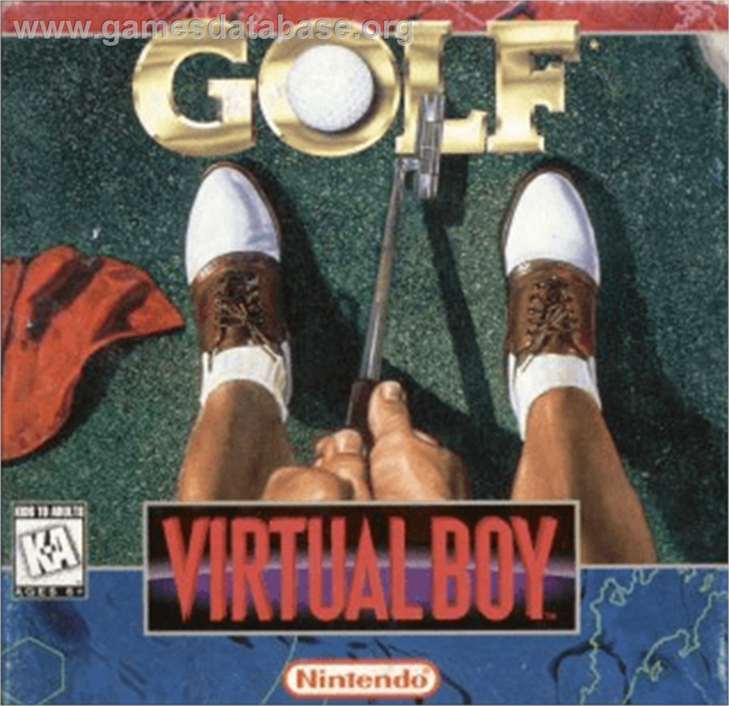 Golf - Nintendo Virtual Boy - Artwork - Box