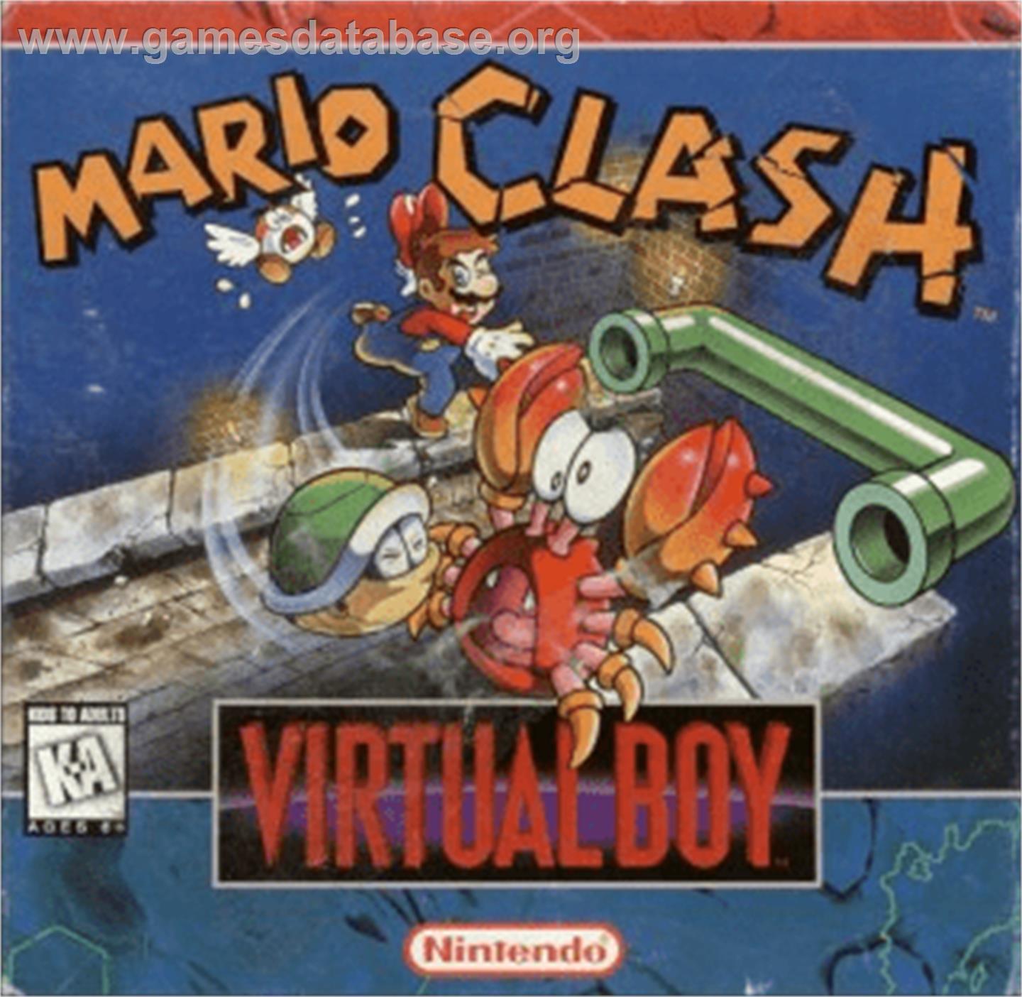 Mario Clash - Nintendo Virtual Boy - Artwork - Box