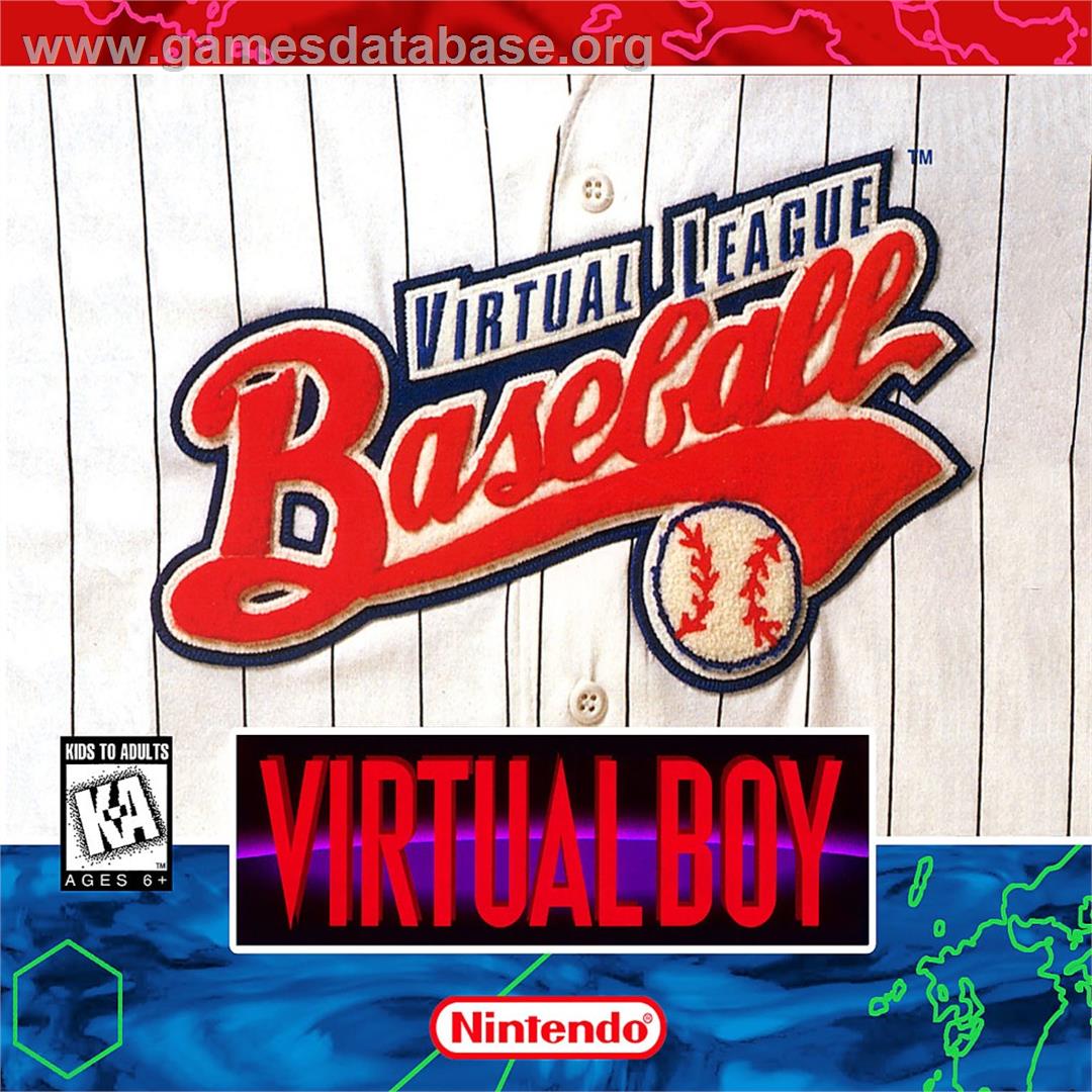 Virtual League Baseball - Nintendo Virtual Boy - Artwork - Box