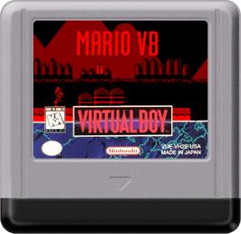 Cartridge artwork for Mario Vb on the Nintendo Virtual Boy.