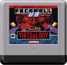 Cartridge artwork for Nikochan Battle on the Nintendo Virtual Boy.