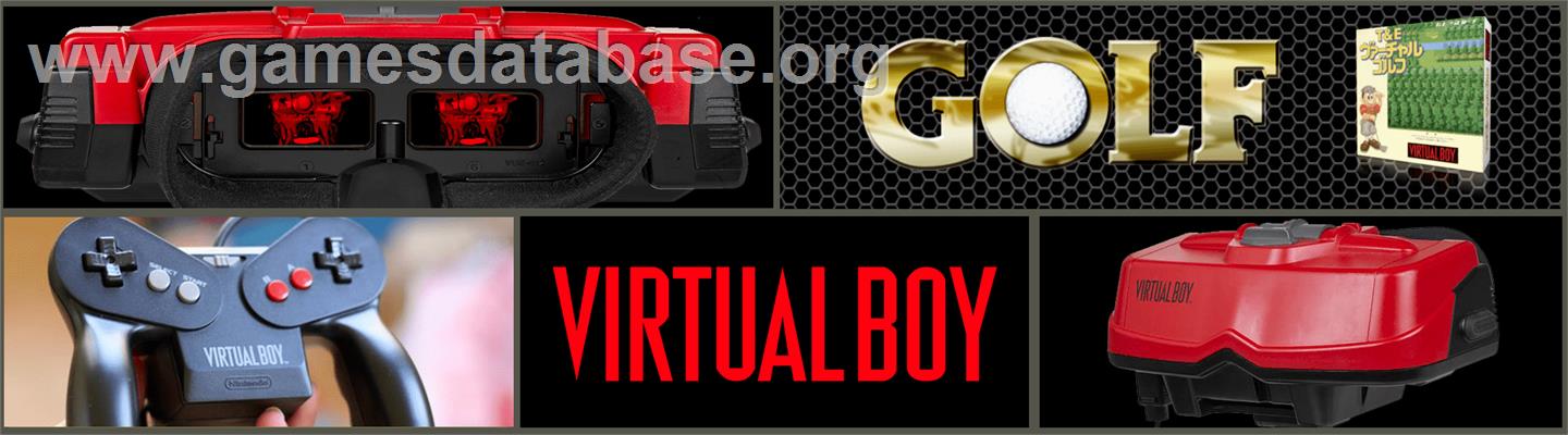 Golf - Nintendo Virtual Boy - Artwork - Marquee
