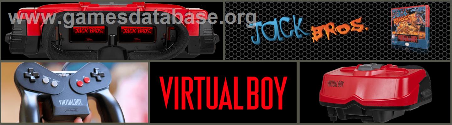 Jack Bros. - Nintendo Virtual Boy - Artwork - Marquee