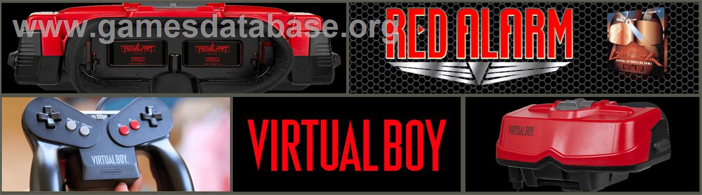 Red Alarm - Nintendo Virtual Boy - Artwork - Marquee