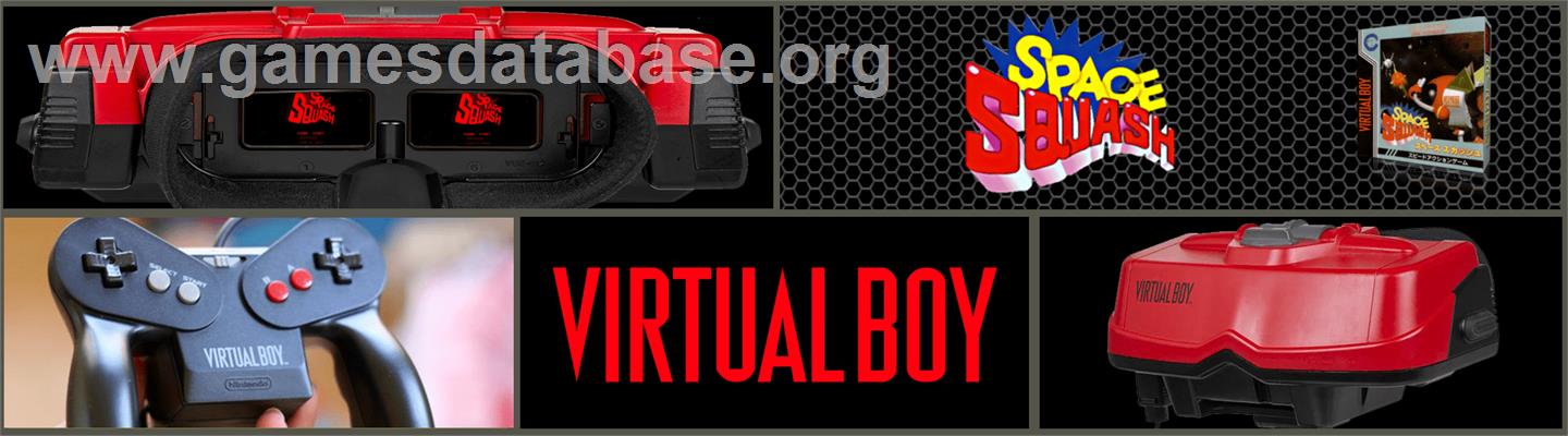 Space Squash - Nintendo Virtual Boy - Artwork - Marquee