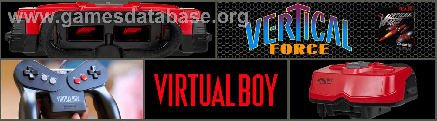 Vertical Force - Nintendo Virtual Boy - Artwork - Marquee