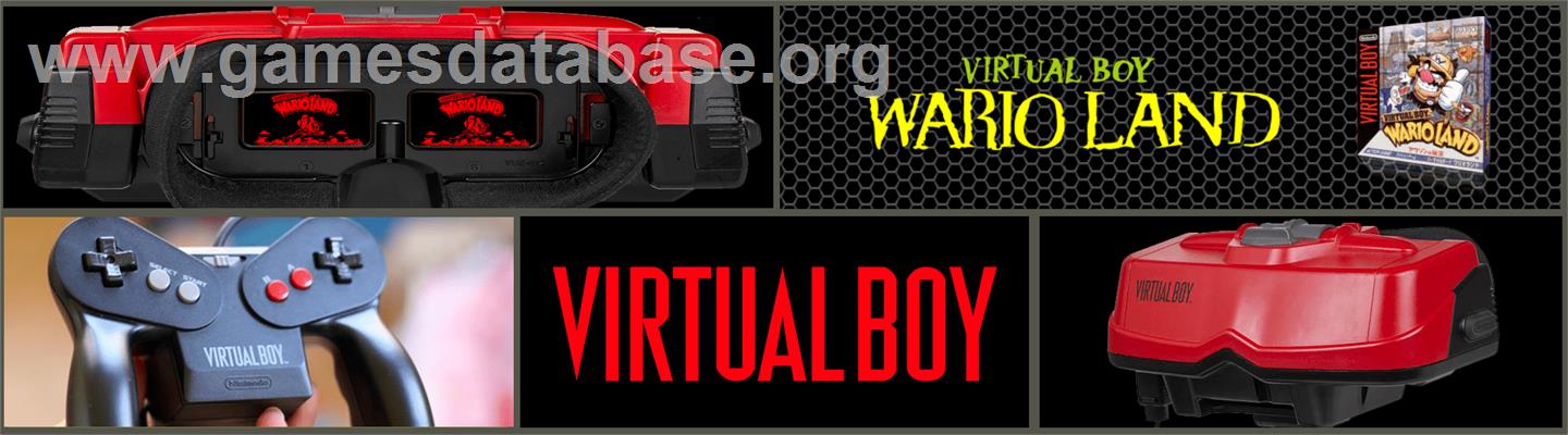 Virtual Boy Wario Land - Nintendo Virtual Boy - Artwork - Marquee