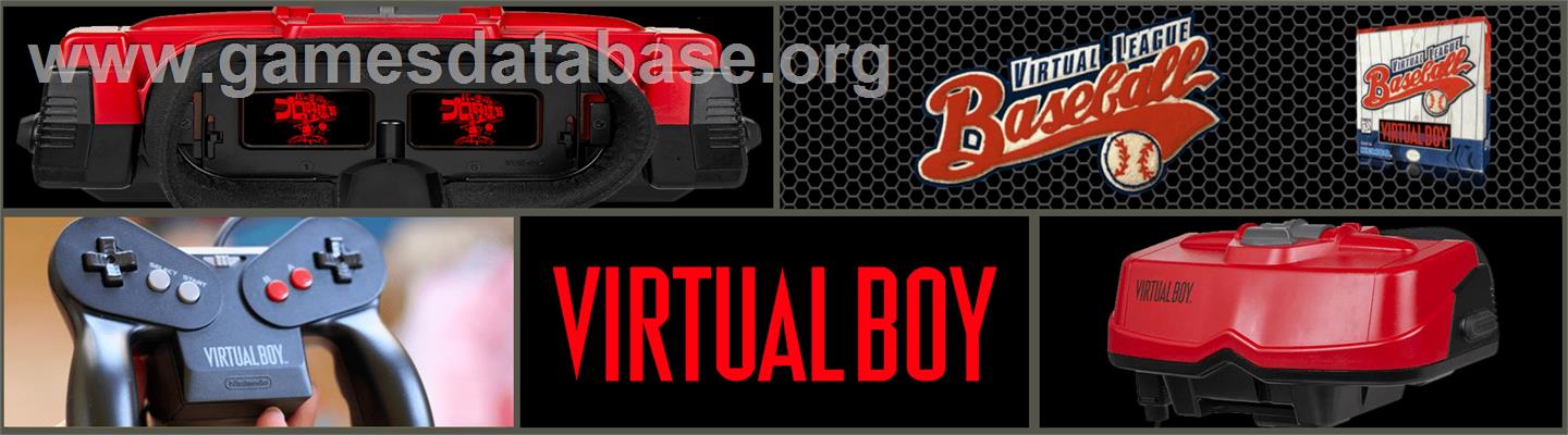 Virtual League Baseball - Nintendo Virtual Boy - Artwork - Marquee