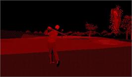 In game image of Golf on the Nintendo Virtual Boy.