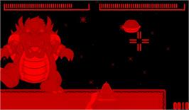 In game image of Mario Combat on the Nintendo Virtual Boy.