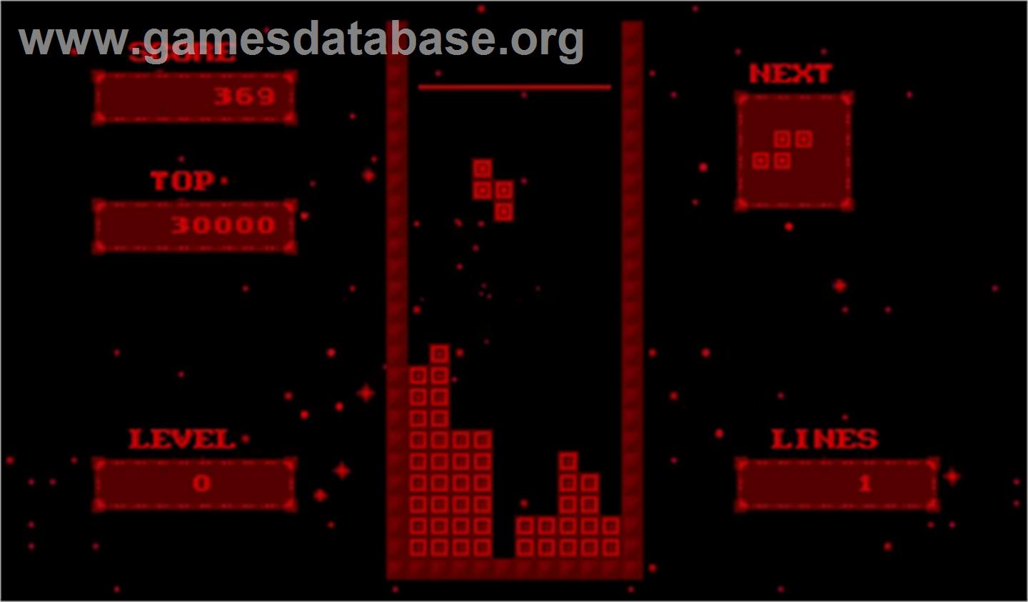 V-Tetris - Nintendo Virtual Boy - Artwork - In Game