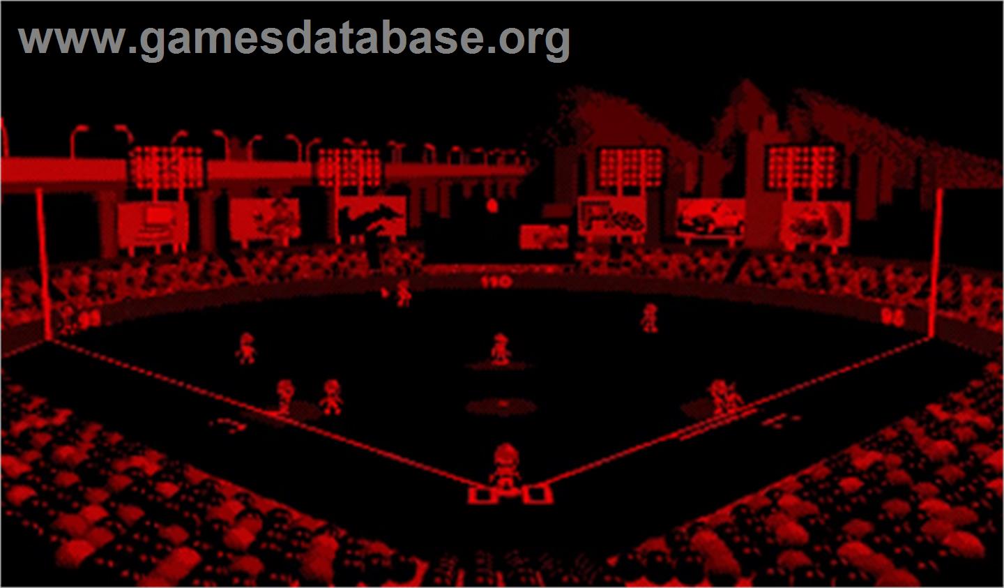 Virtual League Baseball - Nintendo Virtual Boy - Artwork - In Game