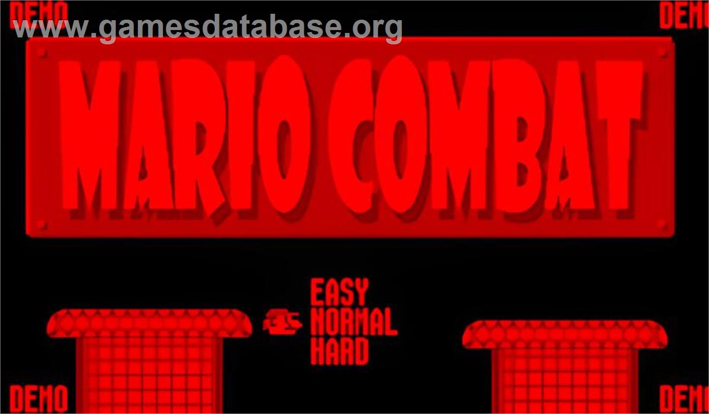 Mario Combat - Nintendo Virtual Boy - Artwork - Title Screen