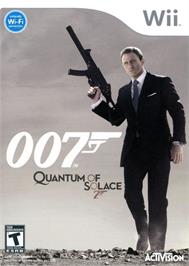 Box cover for 007 - Quantum Of Solace on the Nintendo Wii.